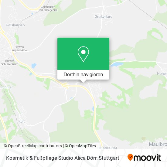 Kosmetik & Fußpflege Studio Alica Dörr Karte