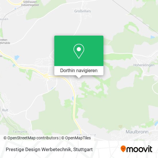Prestige Design Werbetechnik Karte