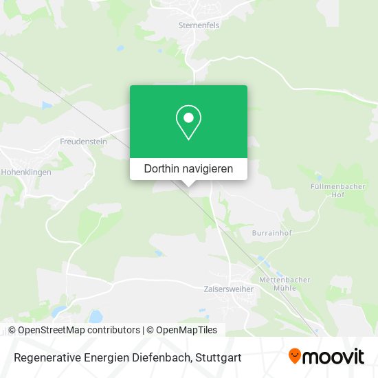 Regenerative Energien Diefenbach Karte