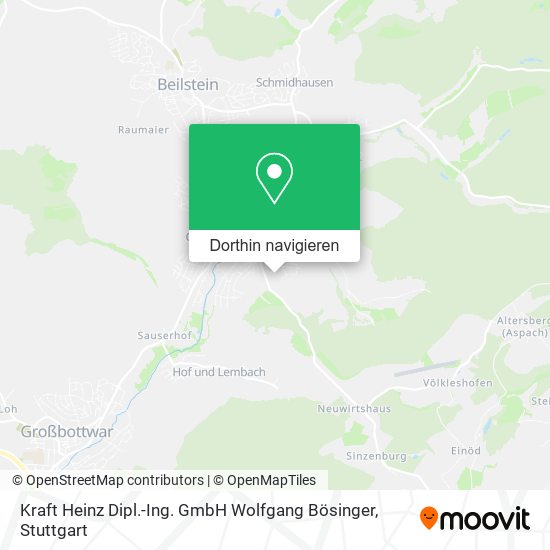 Kraft Heinz Dipl.-Ing. GmbH Wolfgang Bösinger Karte
