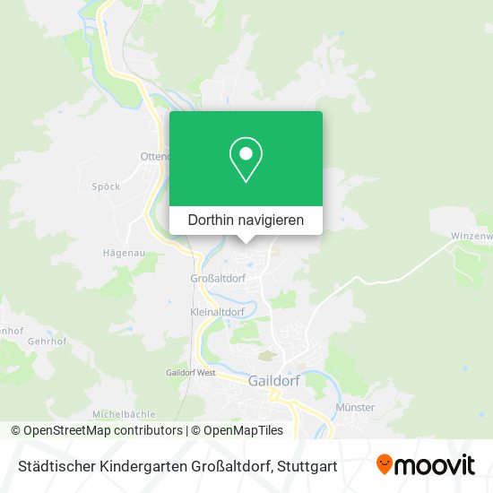 Städtischer Kindergarten Großaltdorf Karte