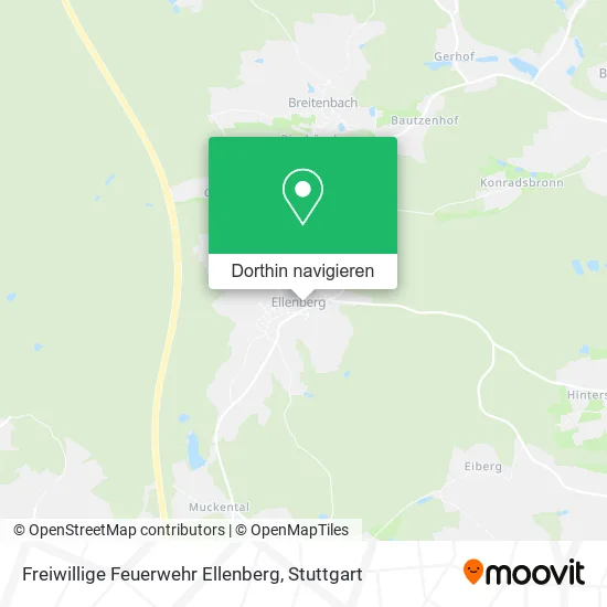 Freiwillige Feuerwehr Ellenberg Karte