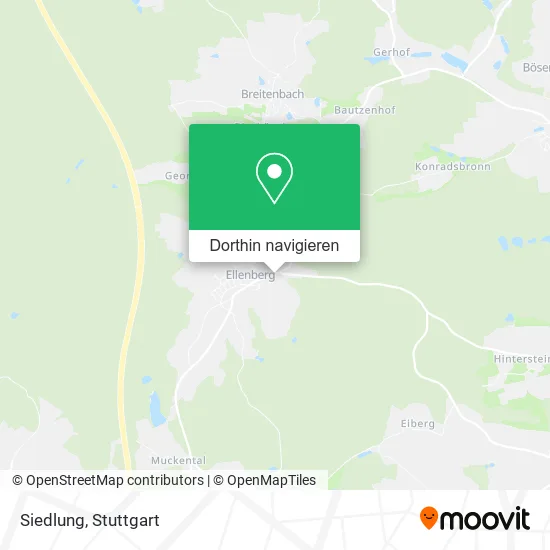 Siedlung Karte