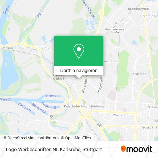 Logo Werbeschriften NL Karlsruhe Karte