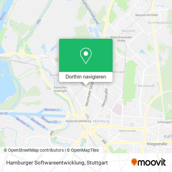 Hamburger Softwareentwicklung Karte