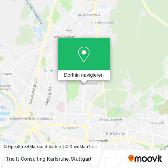 Tria It-Consulting Karlsruhe Karte