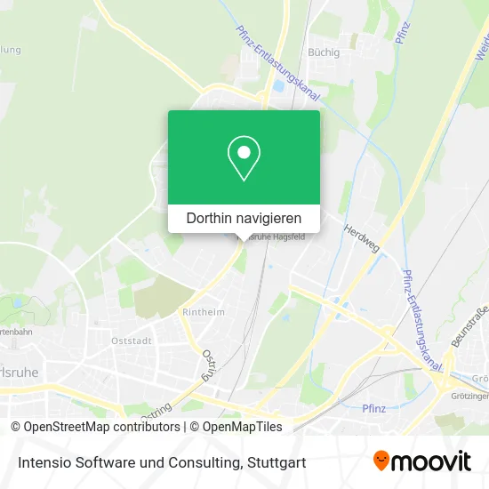 Intensio Software und Consulting Karte