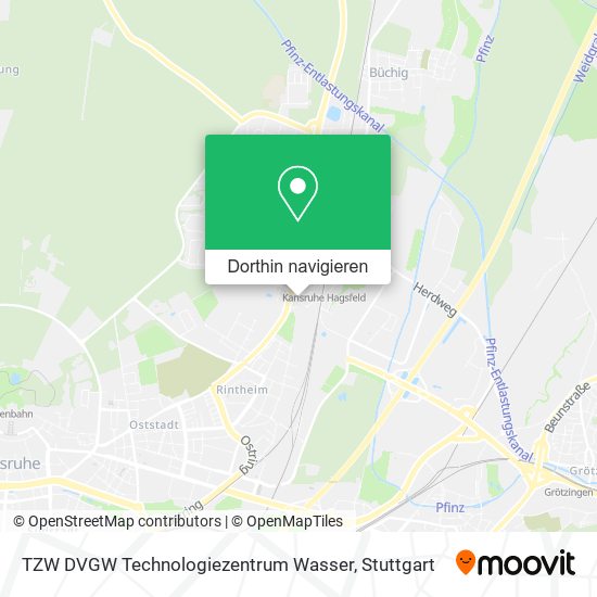 TZW DVGW Technologiezentrum Wasser Karte