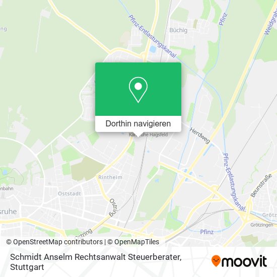 Schmidt Anselm Rechtsanwalt Steuerberater Karte