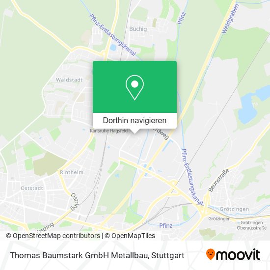 Thomas Baumstark GmbH Metallbau Karte