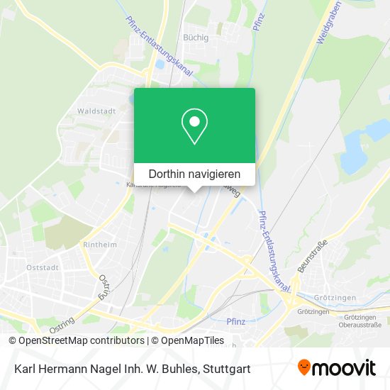 Karl Hermann Nagel Inh. W. Buhles Karte