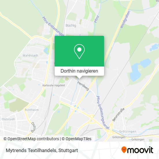 Mytrends Textilhandels Karte