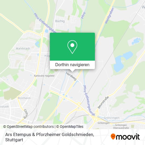 Ars Etempus & Pforzheimer Goldschmieden Karte
