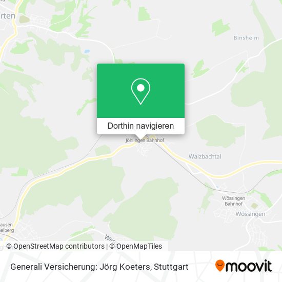 Generali Versicherung: Jörg Koeters Karte