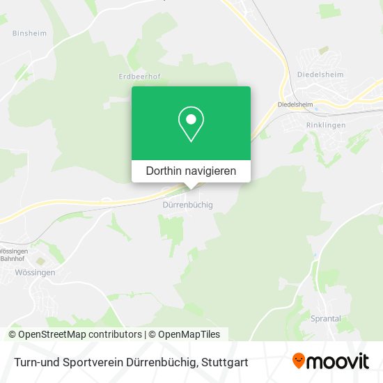 Turn-und Sportverein Dürrenbüchig Karte