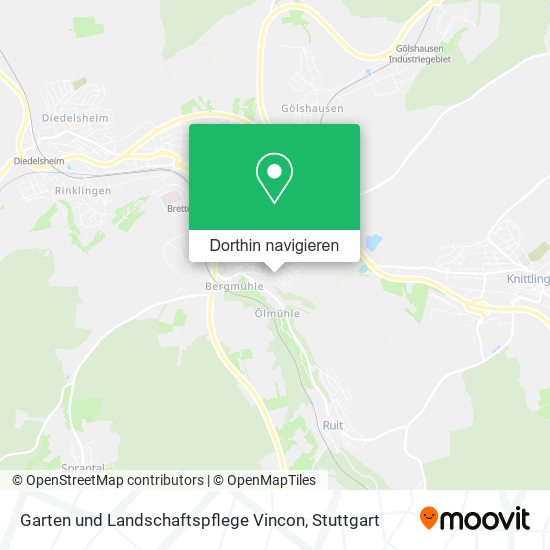 Garten und Landschaftspflege Vincon Karte
