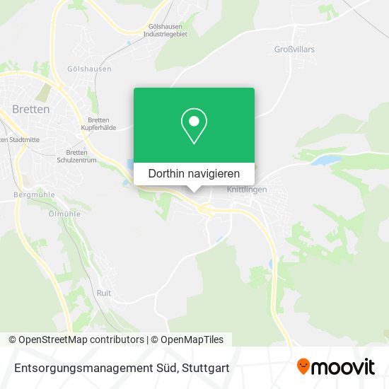 Entsorgungsmanagement Süd Karte
