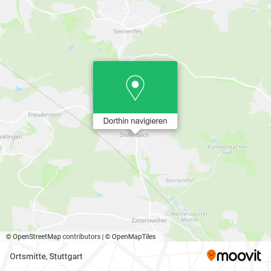 Ortsmitte Karte