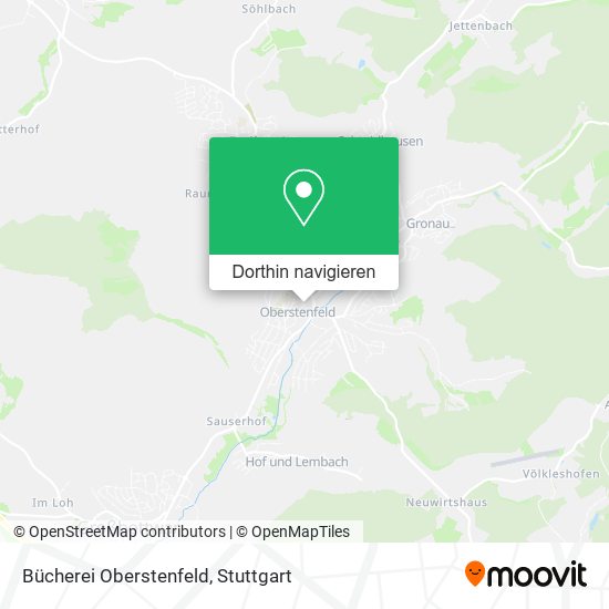 Bücherei Oberstenfeld Karte