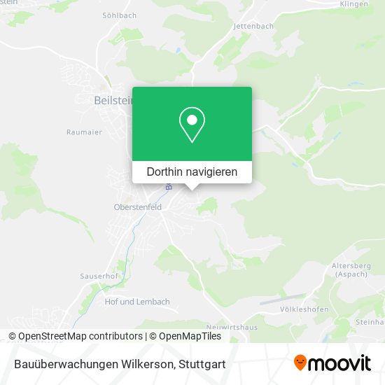 Bauüberwachungen Wilkerson Karte