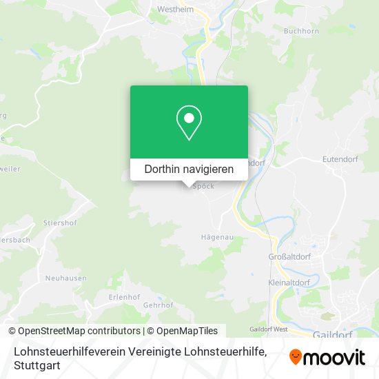 Lohnsteuerhilfeverein Vereinigte Lohnsteuerhilfe Karte