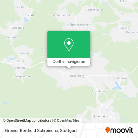 Greiner Berthold Schreinerei Karte