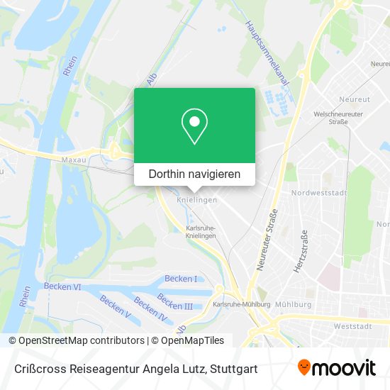 Crißcross Reiseagentur Angela Lutz Karte
