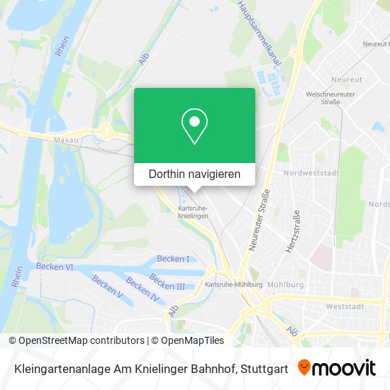 Kleingartenanlage Am Knielinger Bahnhof Karte