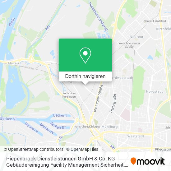 Piepenbrock Dienstleistungen GmbH & Co. KG Gebäudereinigung Facility Management Sicherheit Karte