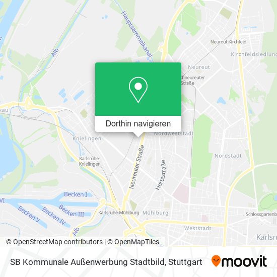 SB Kommunale Außenwerbung Stadtbild Karte