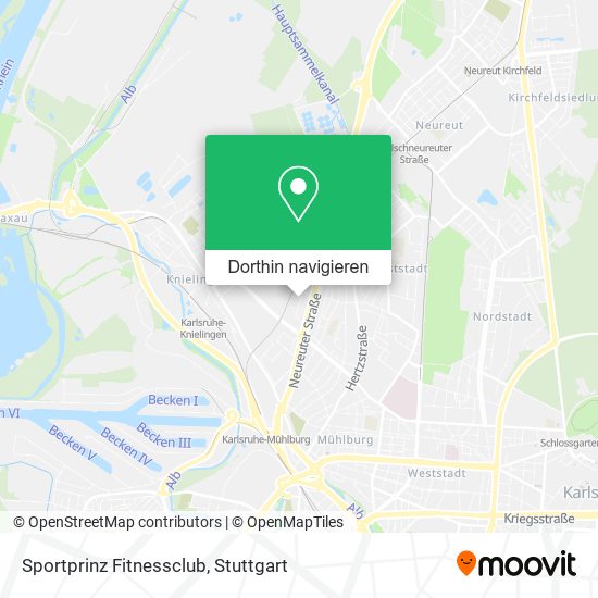 Sportprinz Fitnessclub Karte