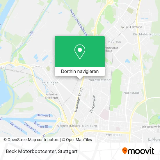 Beck Motorbootcenter Karte