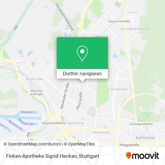 Finken-Apotheke Sigrid Hecken Karte