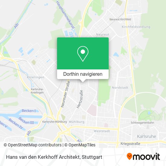 Hans van den Kerkhoff Architekt Karte