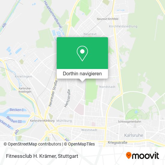 Fitnessclub H. Krämer Karte