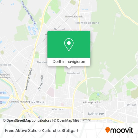 Freie Aktive Schule Karlsruhe Karte