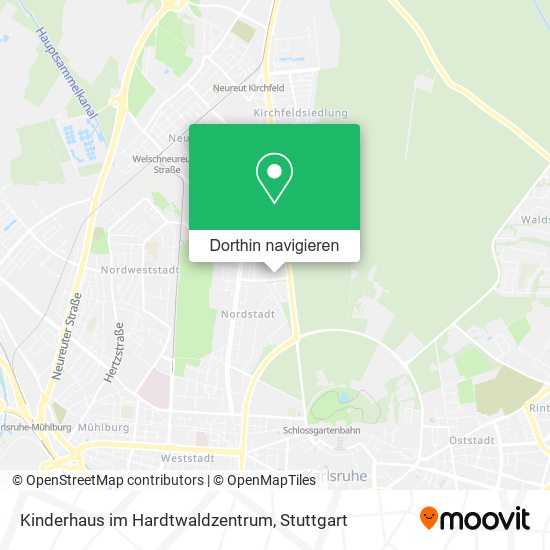 Kinderhaus im Hardtwaldzentrum Karte