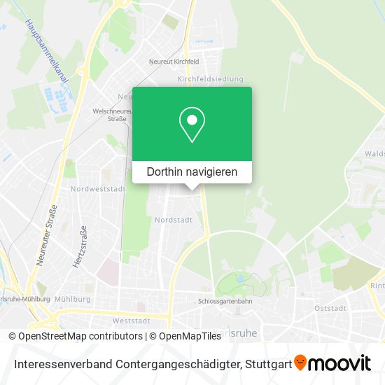 Interessenverband Contergangeschädigter Karte