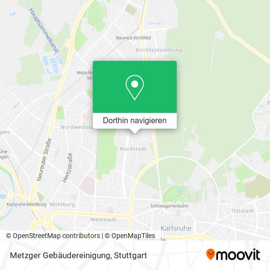 Metzger Gebäudereinigung Karte