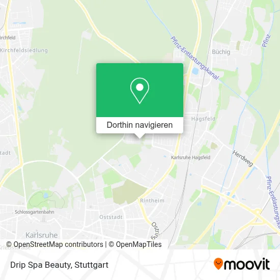 Drip Spa Beauty Karte