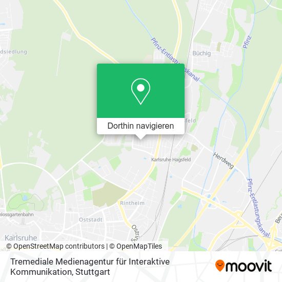 Tremediale Medienagentur für Interaktive Kommunikation Karte