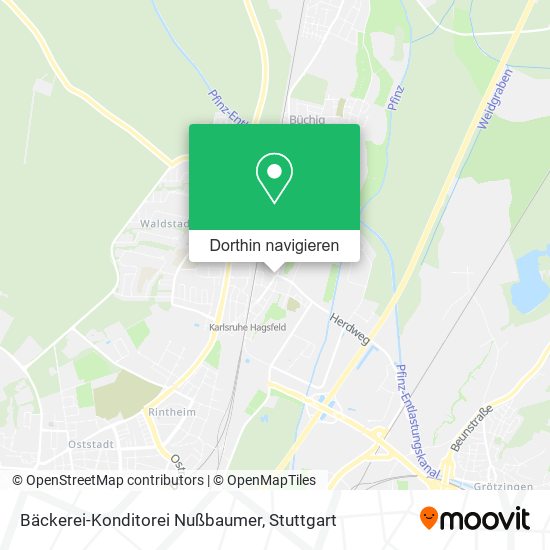 Bäckerei-Konditorei Nußbaumer Karte