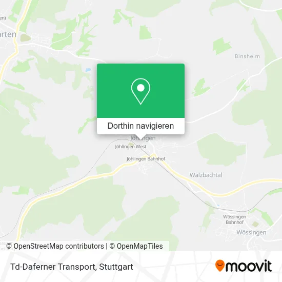 Td-Daferner Transport Karte