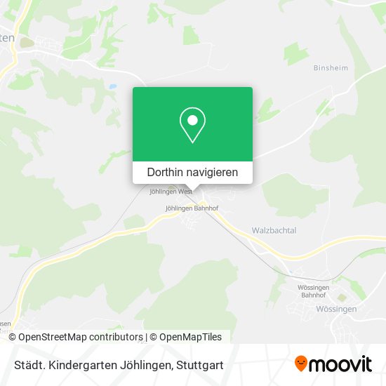 Städt. Kindergarten Jöhlingen Karte