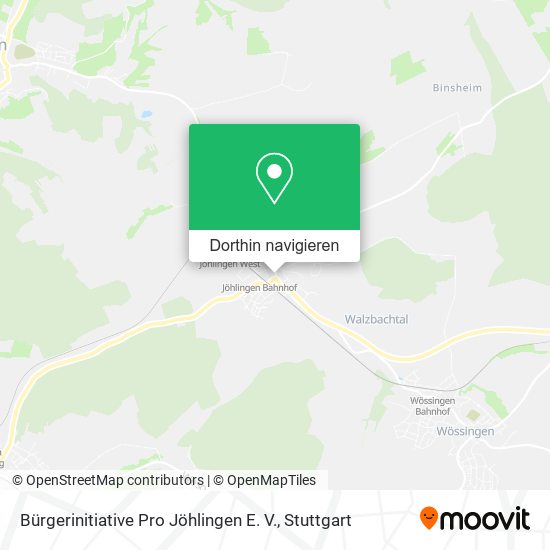 Bürgerinitiative Pro Jöhlingen E. V. Karte
