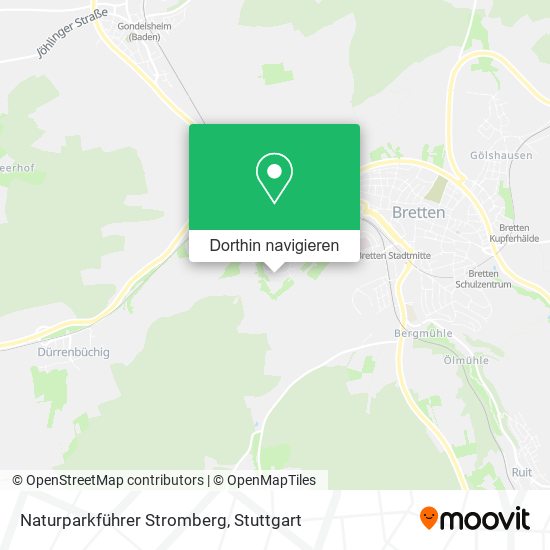 Naturparkführer Stromberg Karte