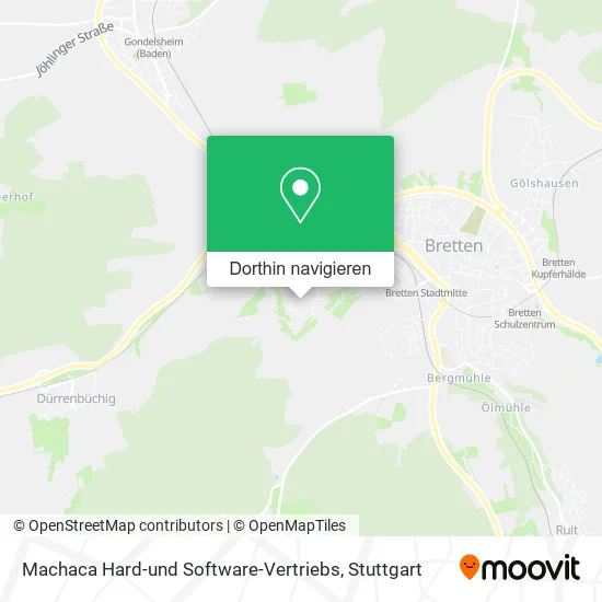 Machaca Hard-und Software-Vertriebs Karte