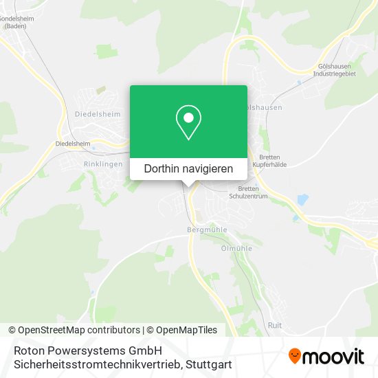 Roton Powersystems GmbH Sicherheitsstromtechnikvertrieb Karte