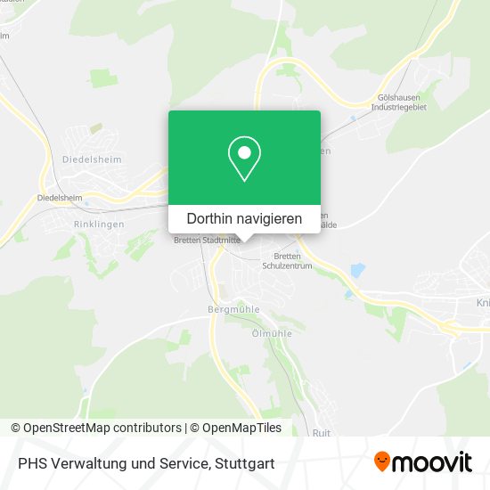 PHS Verwaltung und Service Karte