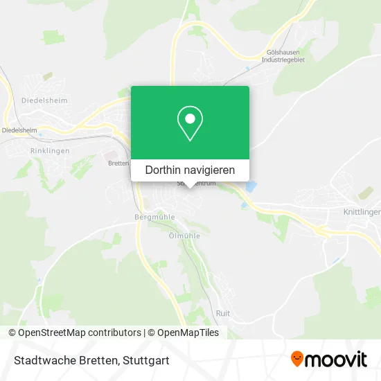 Stadtwache Bretten Karte